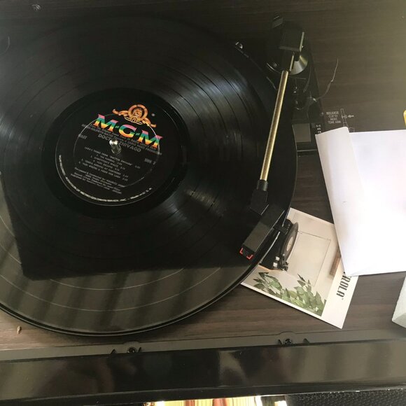 Victrola - Empire Bluetooth 6-in-1 Record Player - Gold/Brown/Black - Picture 2 of 11